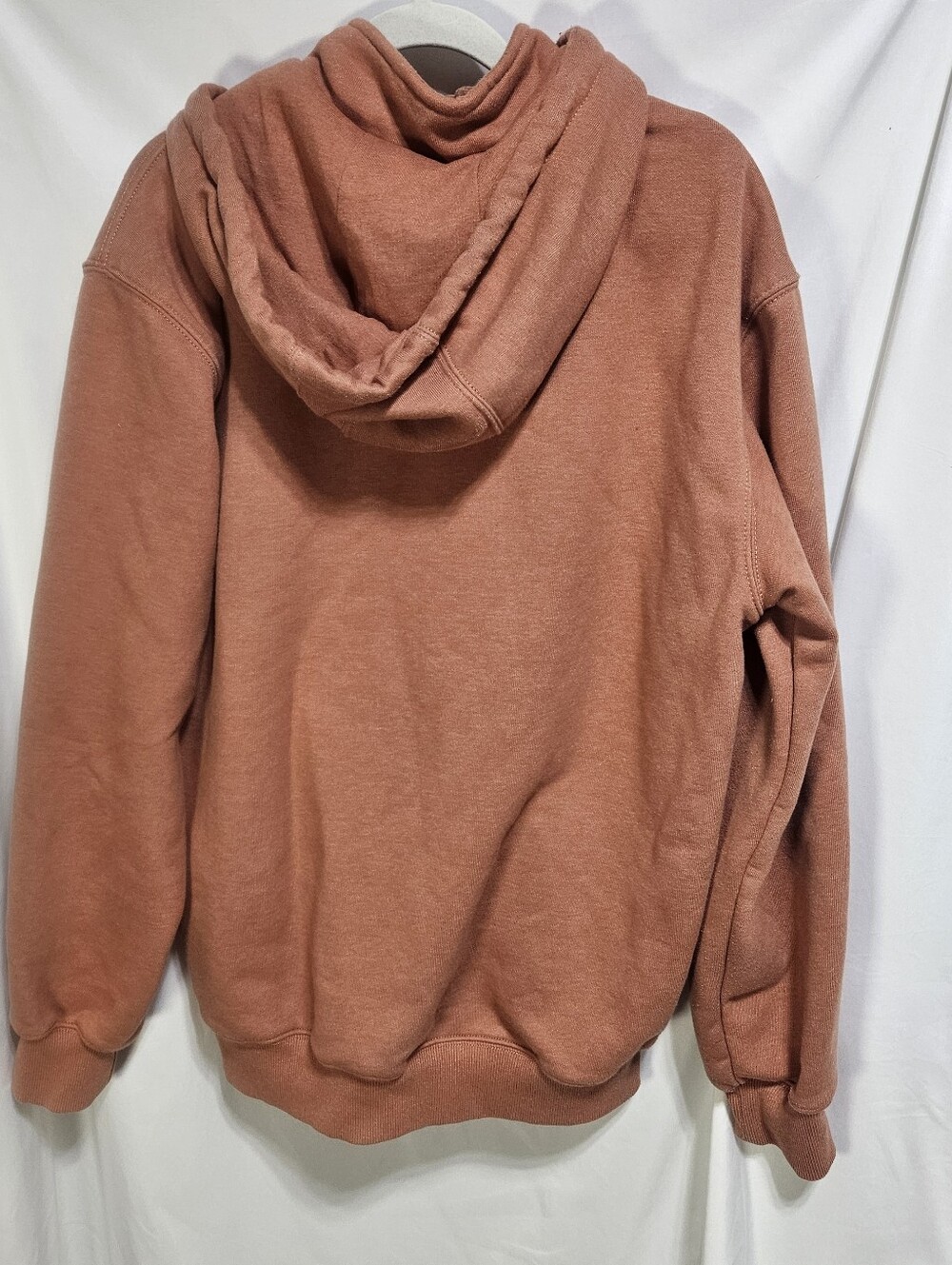 Carhartt Rain Defender Loose Fit Hooded Quarter Zip Sweatshirt Hoodie Medium M - Picture 2 of 7